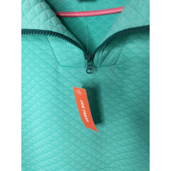 NWT Joe Rush Quilted Quarter Zip Pull Over Sweat Shirt - Picture 4 of 6